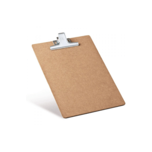 Tabla de Apoyo con Clip Resistente para Oficina y Escuela - Superficie Ergonómica y Compacta