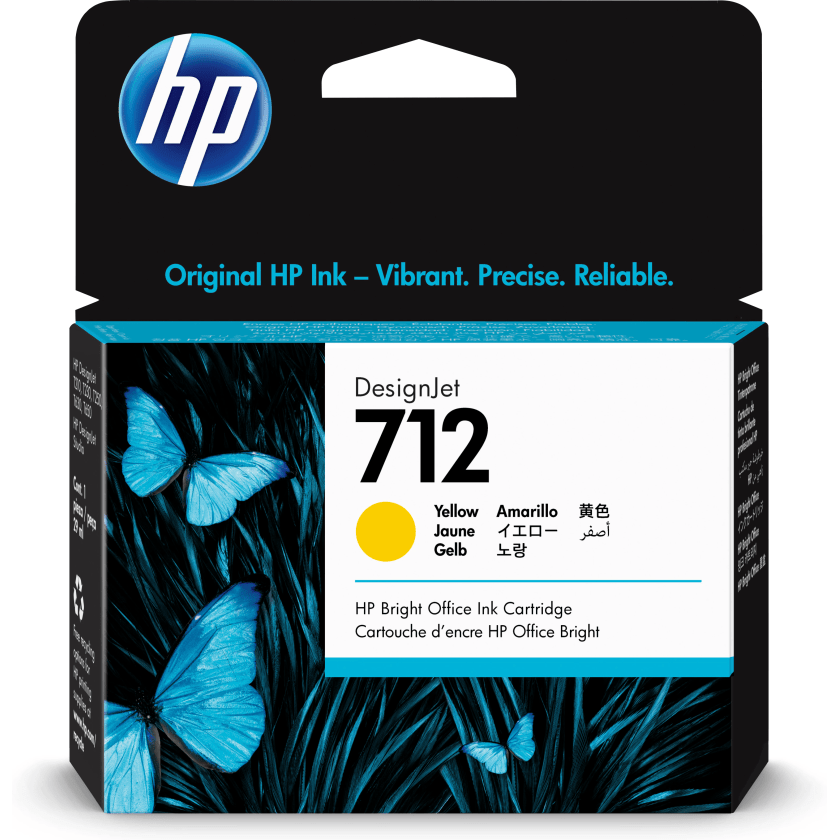 Tinta HP 712 Amarillo