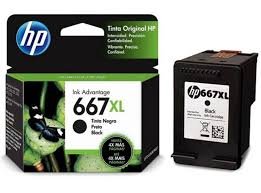 Tinta HP 667XL Negro