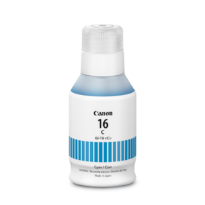 Botella de Tinta Cyan Canon GI-16 C 132 ml - Computodo - El Salvador
