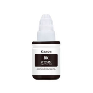 Botella de Tinta Negra Canon GI-190 BK 135 ml - Computodo - El Salvador