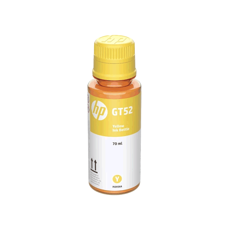 Botella de tinta HP GT52 (M0H56AL) Amarilla capacidad Estándar 70ml - Imprime miles de páginas a un costo muy bajo por página. - Image 2