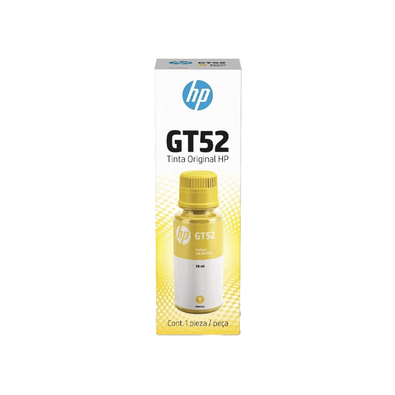 Botella de tinta HP GT52 (M0H56AL) Amarilla capacidad Estándar 70ml - Imprime miles de páginas a un costo muy bajo por página. - Image 3