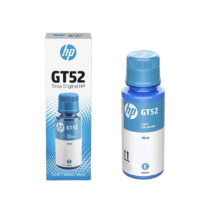 Botella de tinta HP GT52 (M0H54AL) Cian capacidad Estándar 70ml – Imprime miles de páginas a un costo muy bajo por página.