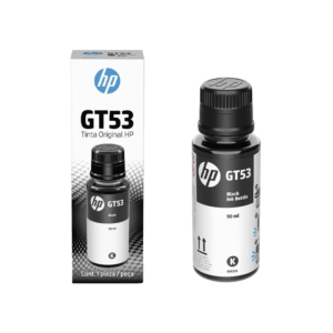 Botella de tinta HP GT53 (1VV22AL) Negro capacidad Estándar 90ml – Imprime miles de páginas a un costo muy bajo por página.