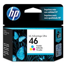 Tinta HP 46 Color Cian