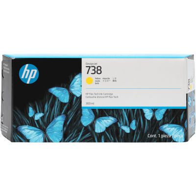 Tinta HP DesignJet 738 Amarillo
