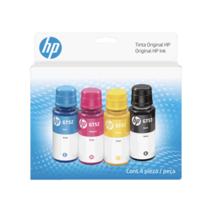 Kit de Botellas de Tinta HP GT53 y GT52 Original Negro y Colores - RG Rivas - El Salvador
