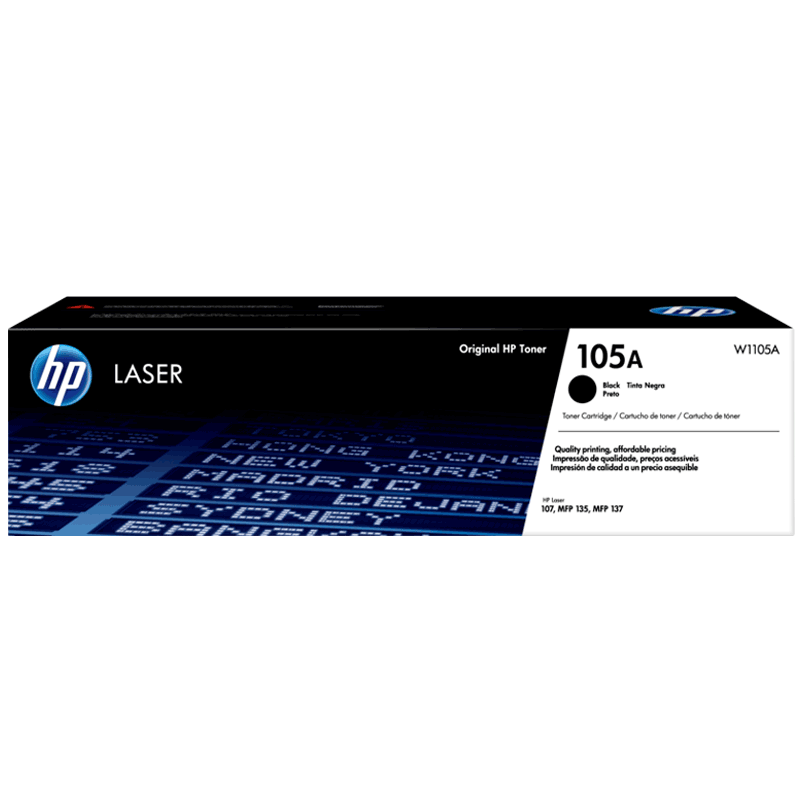 Tóner Original HP 105A Negro - RG Rivas - El Salvador