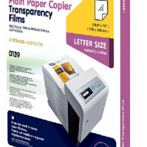 ACETATO, TRANSPARENCIA TAMAÑO CARTA