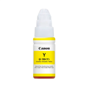 Botella de Tinta Canon GI-190 Amarillo - RG Rivas - El Salvador