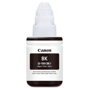 Botella de Tinta Canon GI-190 Negro - RG Rivas - El Salvador