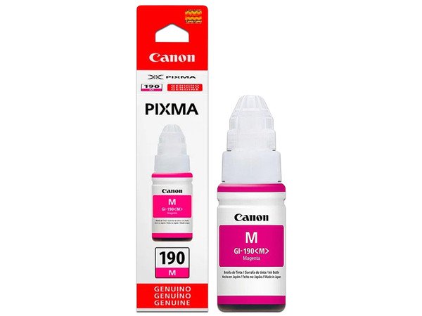 Botella de Tinta Canon GI-190 Magenta 70ml - RG Rivas - El Salvador